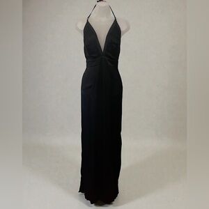Topshop Black Backless Dress